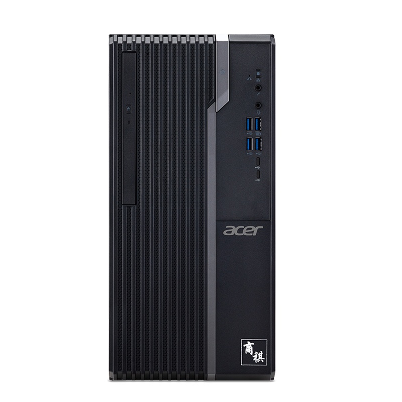 宏碁(acer)商祺SQN4270 高性能娱乐家用商务学习办公台式小型机箱分体式电脑主机 (英特尔G6400 8G 256GSSD Wifi Win10 )