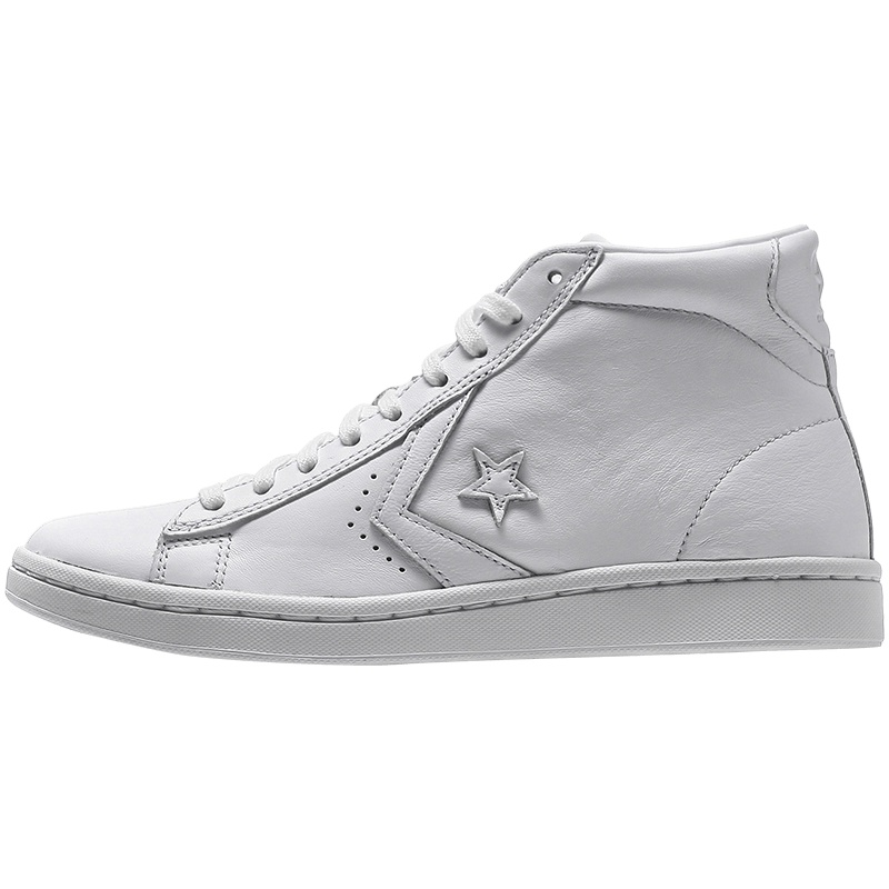 Converse匡威女鞋板鞋星箭皮质高帮运动休闲鞋 558016C 白色 35码