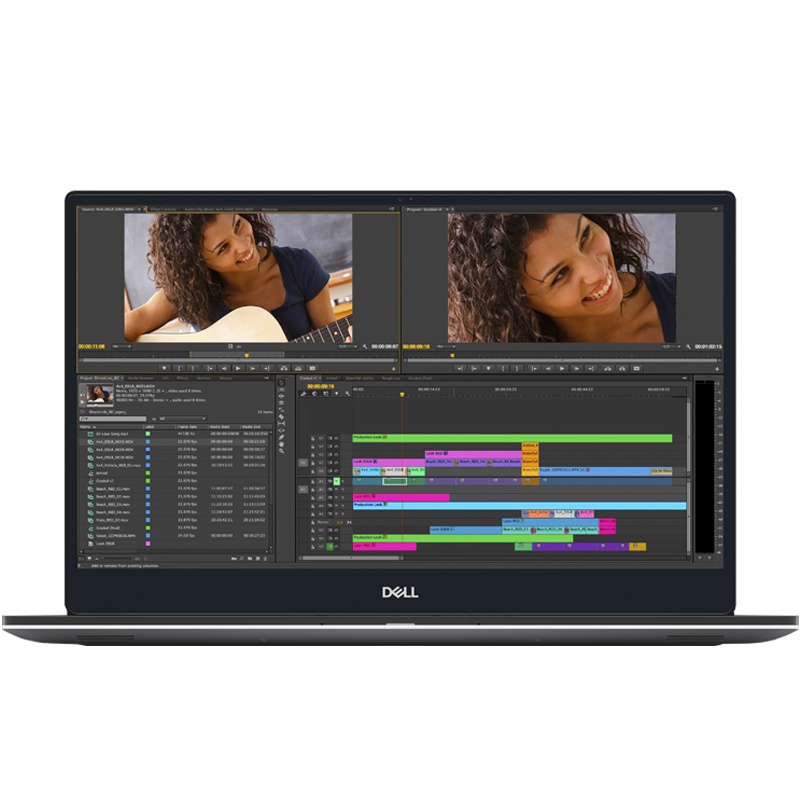 戴尔(DELL)Precision5540 15.6英寸移动图形工作站笔记本I7-9750H/32G/512G固态+2T/T1000 4G