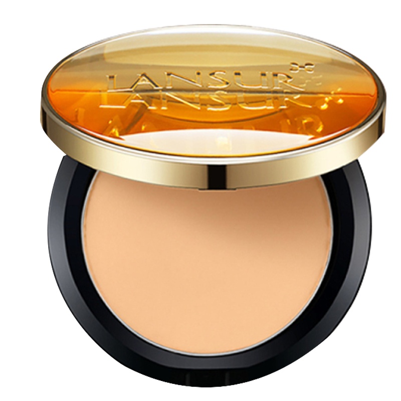 兰瑟漫时空轻透持妆慕丝粉饼01亮肤色 定妆遮瑕持久控油防水干粉女