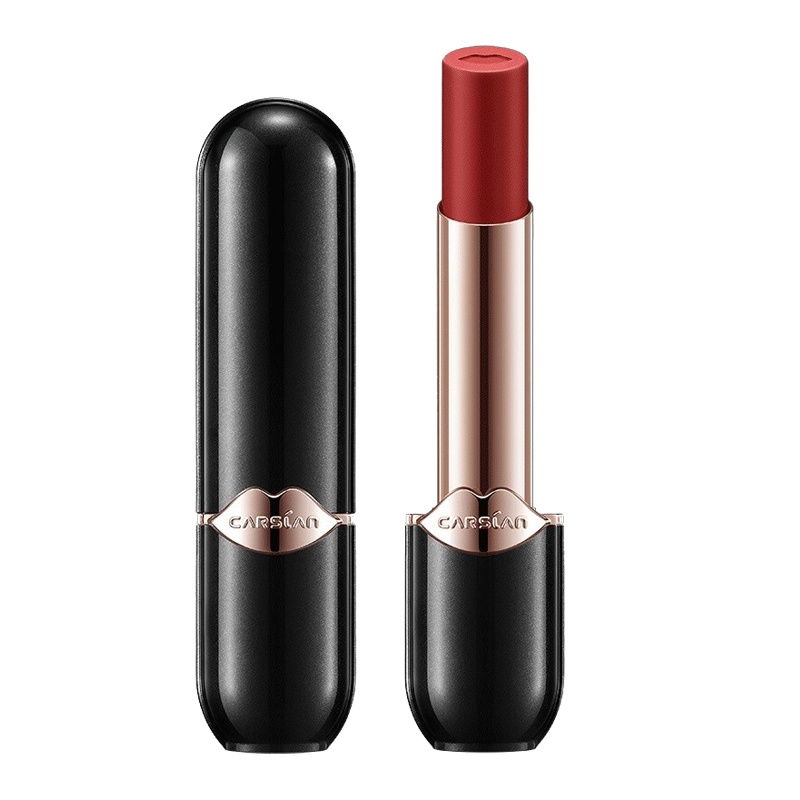 卡姿兰(CARSLAN)雾吻唇膏M05奶油萝卜(雾面哑光 显色浓郁）
