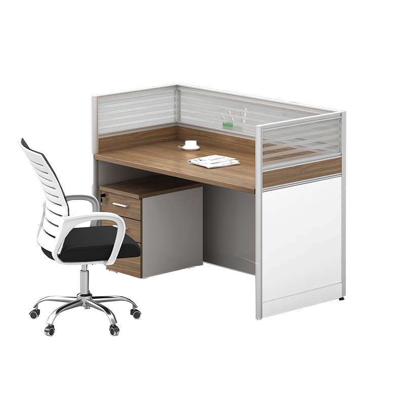 臻远职员办公桌简约双人员工四人位办公桌椅组合直排单人位