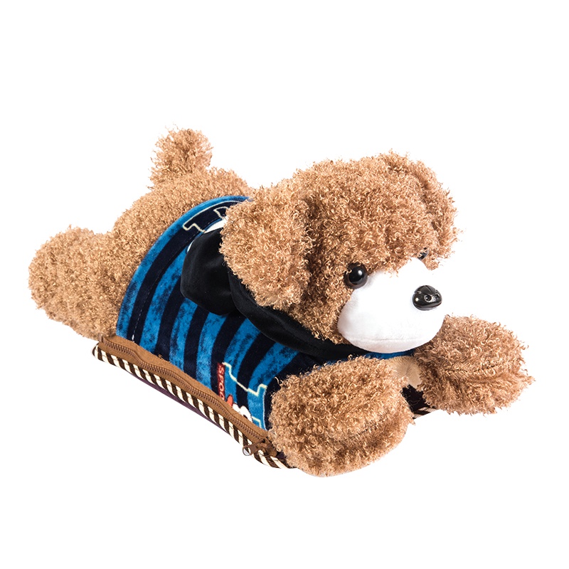 海纳斯(HANASS) 暖手宝JS-812 充电注水电热宝/暖腰/水电分离防爆毛绒3D卡通可拆防爆热水袋/电暖宝812