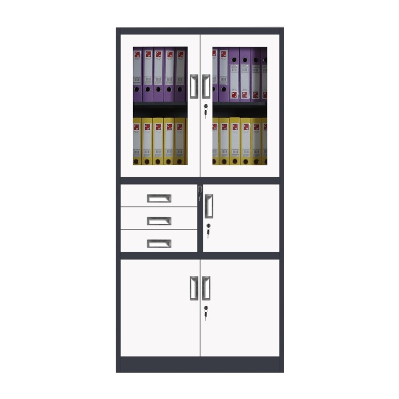 三圣 办公家具套色加厚偏三保文件柜铁皮柜档案柜资料柜文件柜其他金属办公柜收纳柜整理柜可定制