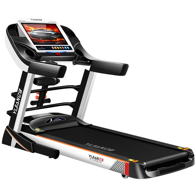 [线下同款]亿健8096跑步机家用款多功能减肥大型折叠室内健身房专用健身跑步机