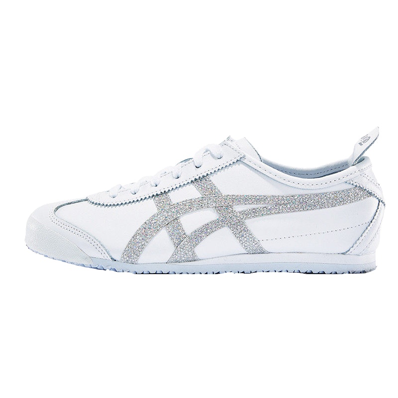 Onitsuka Tiger/鬼塚虎MEXICO 66女士低帮亮片休闲鞋 1182A129-100