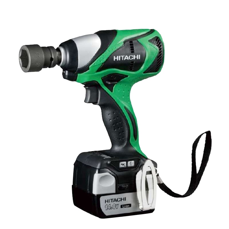 高壹工机 日立 14.4V充电式冲击扳手 无刷电动冲击套筒扳手 5.0Ah双电 WR14DBDL2 1台