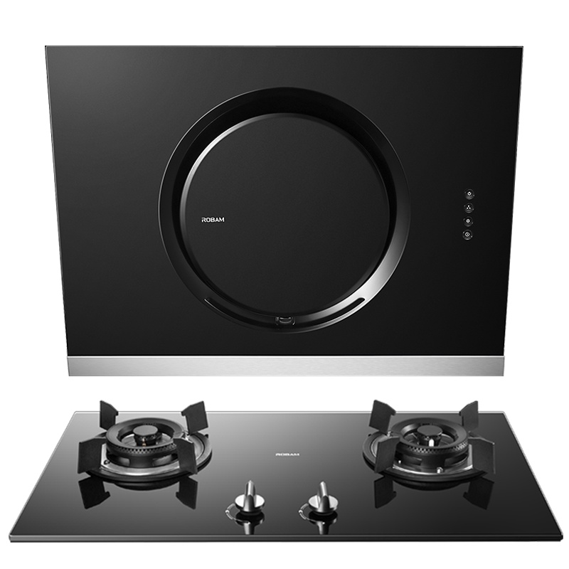 老板(ROBAM)侧吸式油烟机灶具套餐21A5+32B1(天然气)抽油烟机燃气灶抽烟机煤气灶嵌入式吸油烟机烟灶套餐