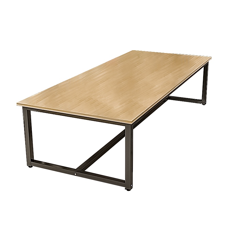 帅畅会议桌长方形老板桌培训洽谈简约现代职员办公桌长桌办公家具[工厂现做 7天内发货]