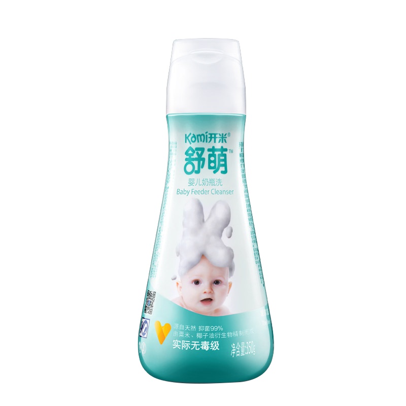 开米kami舒萌婴儿奶瓶洗天然去奶渍呵护宝贝350g