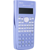 得力deliD82TM 计算器函数计算器学生数学多功能科学计算机粉红色