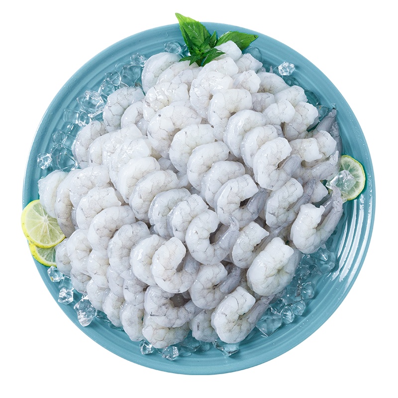 新虹寶 鲜冻白虾仁(小号)1kg/袋 156-198只 新鲜 青虾仁 冷冻 翡翠虾仁 ASC认证 海鲜水产