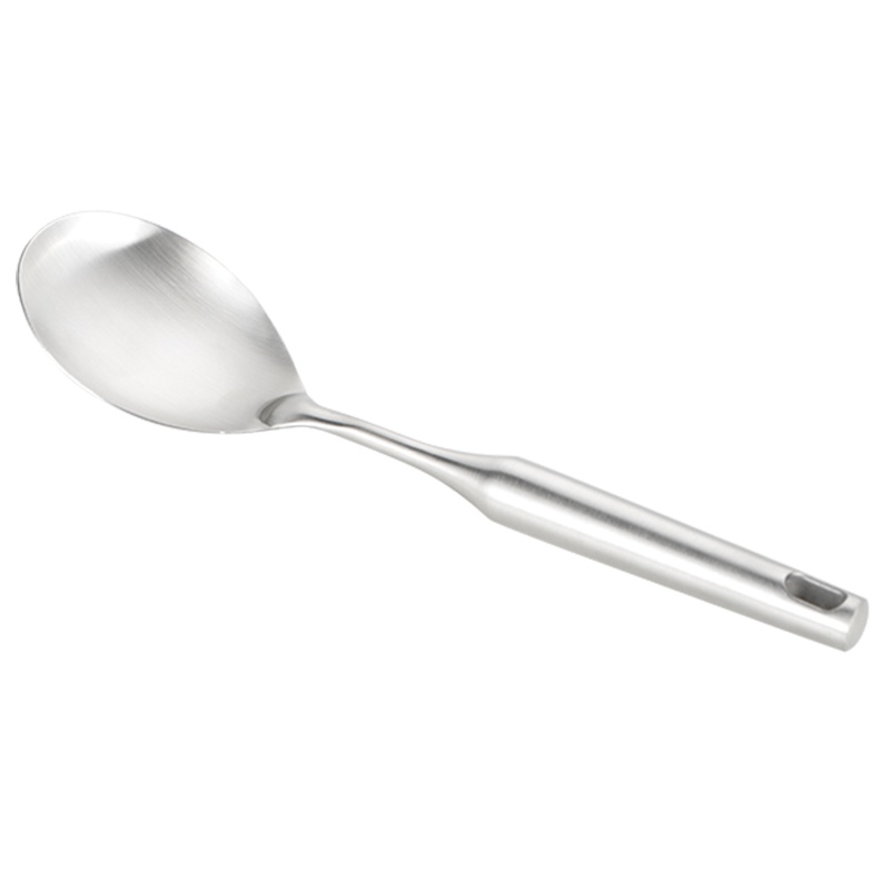 苏宁极物 304不锈钢双立柄饭匙饭勺大号盛饭勺子不粘饭家用饭铲长柄分餐勺调羹饭匙