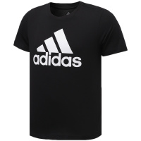 【自营】阿迪达斯男服短袖T恤圆领透气短袖休闲运动服GK9121