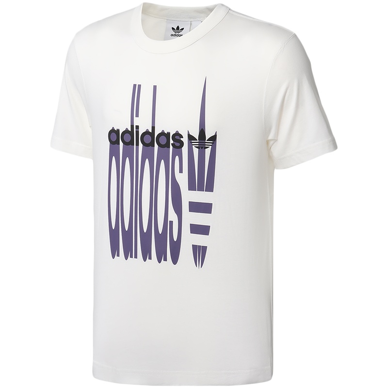 阿迪达斯adidas三叶草男装运动服休闲短袖T恤FM2222