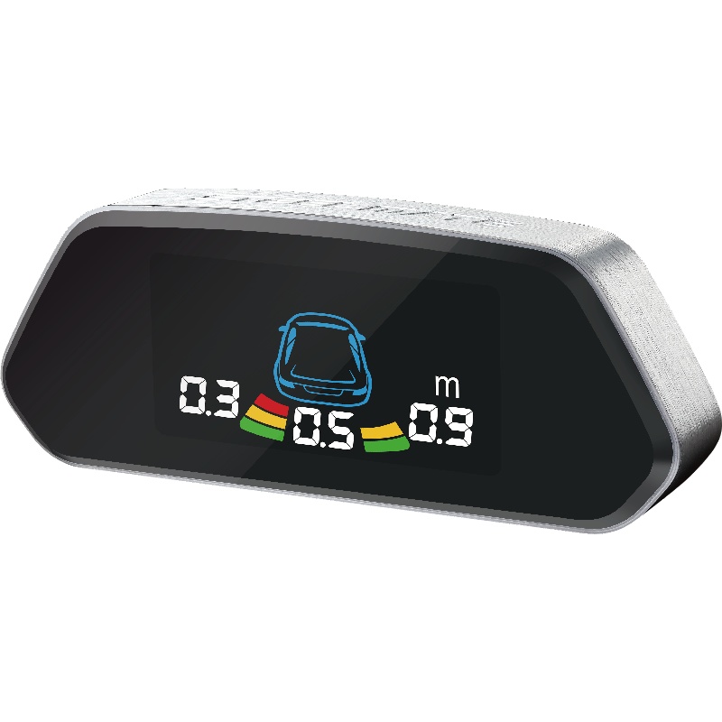 铁将军倒车雷达前后置4/6/8探头新款彩屏带真人语音全车防撞系统前4探头