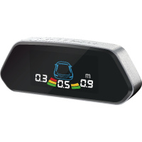 铁将军倒车雷达前后置4/6/8探头新款彩屏带真人语音全车防撞系统前4探头