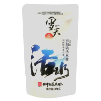 雪天未加碘活水盐天然食用盐350g*6包精制细盐深井矿岩盐送1袋