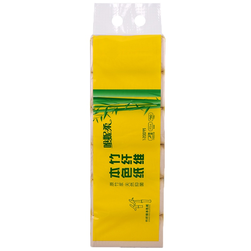 唯妮柔(竹浆本色)压扁无芯卷纸 12卷/提