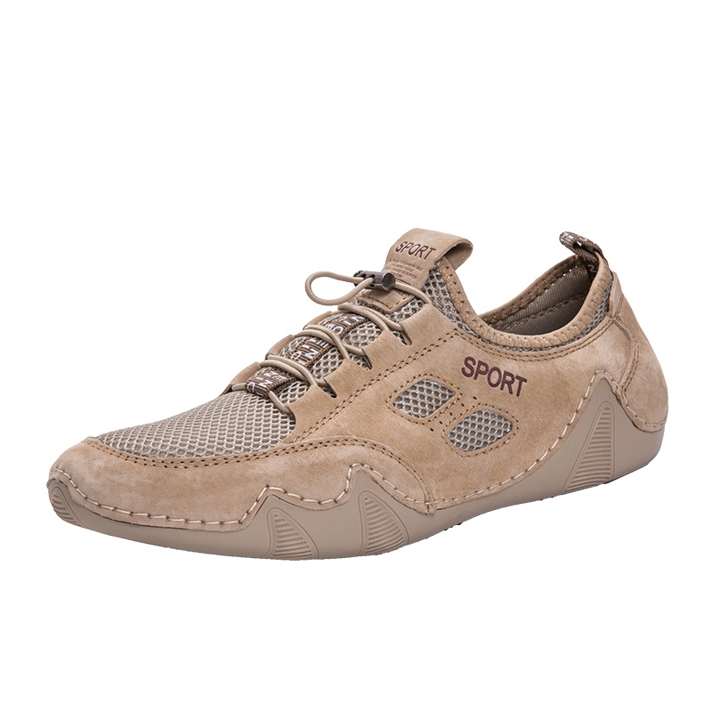 男鞋2020新款春季百搭鞋子男潮鞋真皮大码男士休闲鞋皮鞋豆豆鞋男 GNF002