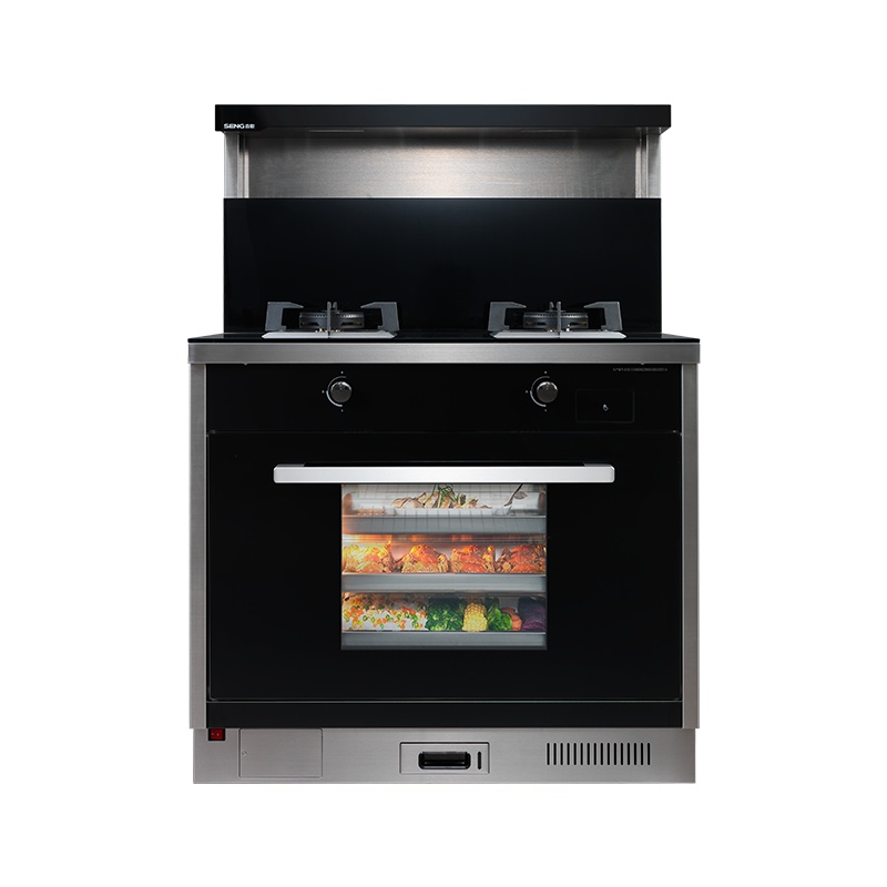 森歌(SENG)集成灶 蒸箱款 JJZY-K3Z(液化气)66L超大蒸箱,60℃恒温置物台,外置隐藏式水箱