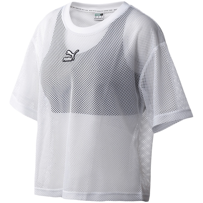 PUMA彪马女装运动服休闲圆领短袖T恤598616休闲圆领短袖T恤598616