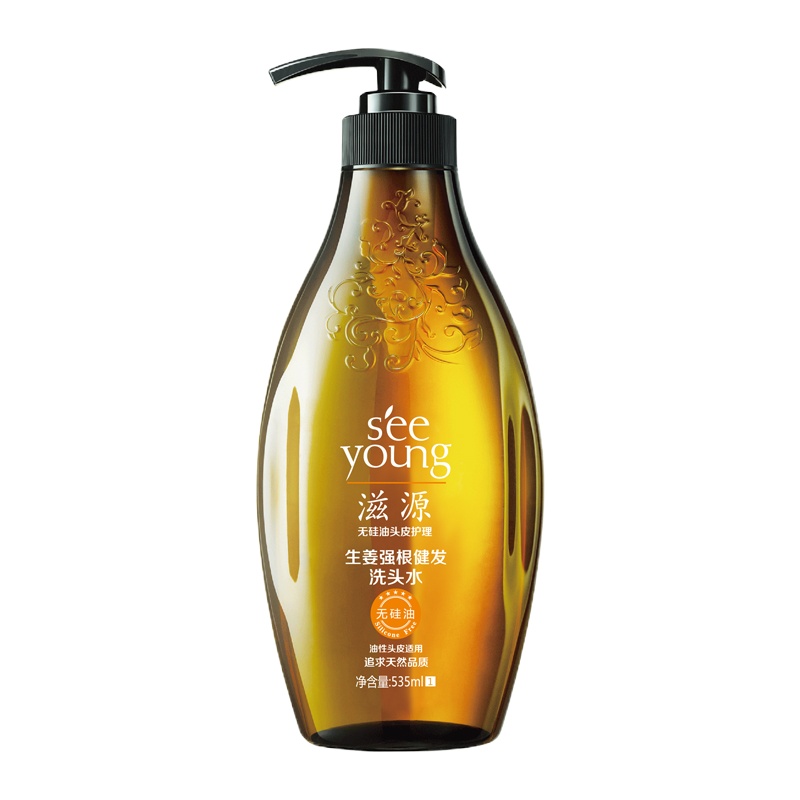 滋源(SEEYOUNG) 生姜强根健发洗头水洗发水535ml(中干性 油性)(单位:瓶)