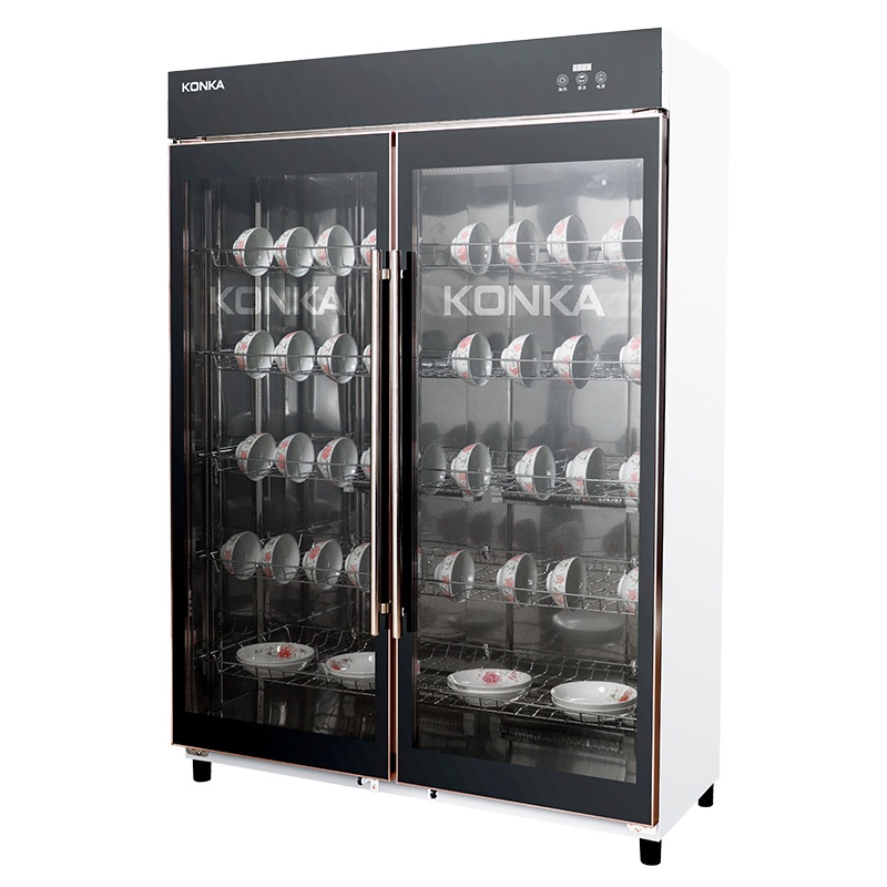 康佳(KONKA)商用家用餐具保洁消毒柜碗筷柜家用 臭氧消毒红外线烘干 700L双开门 消毒柜YTP910K52