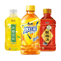 康师傅冰红茶330ml*12饮料整箱柠檬味冰糖雪梨酸梅汤迷你小瓶批发