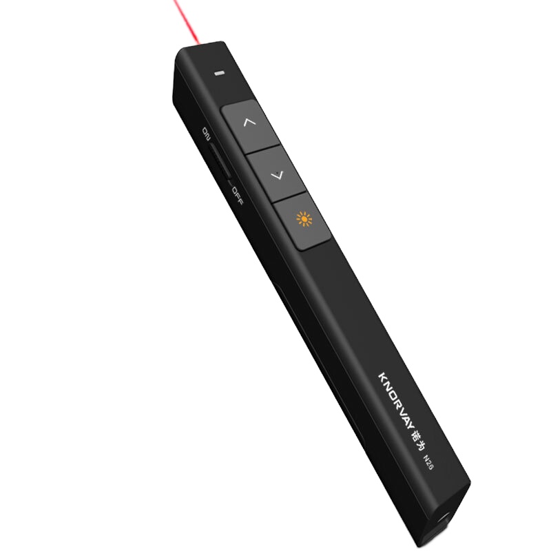 诺为 畅享600米空间/360°遥控/100米距离远控 激光笔 PPT翻页笔 无线演示器 投影笔 电子笔 N26 红光