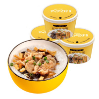 盛盛耳耳 炖炖好速食粥3杯装 私房牛肉粥 早餐组合方便粥38g*3饭冻干粥