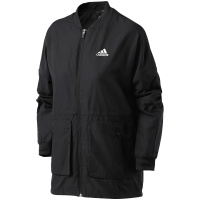【自营】adidas阿迪达斯女子外套夹克防风服休闲运动服BP6950 L BP6950黑色