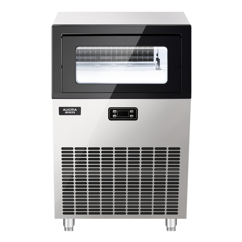 澳柯玛(AUCMA) 商用制冰机AZH-120NE 大型制冰机90大冰格奶茶店造冰机大容量全自动方形冰