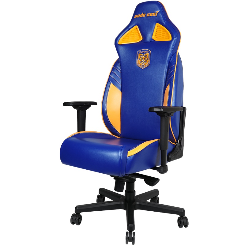 安德斯特andaseaT电竞椅游戏椅电脑椅足球系列苏宁定制款蓝色战神