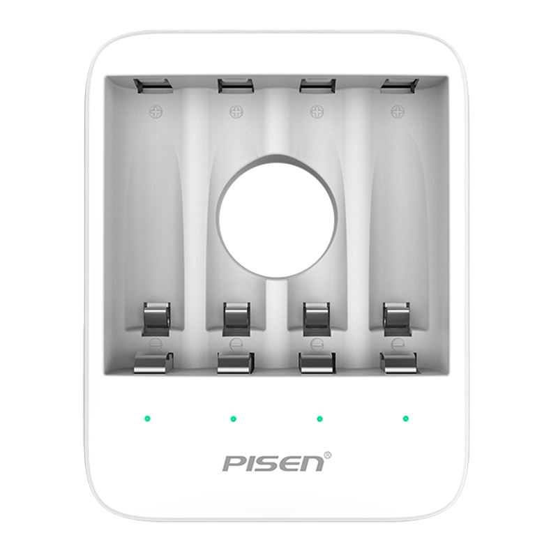 品胜(PISEN)USB快速充电器镍氢电池AA/AAA 5号/7号电池充电 可同时充电 黑色/白色随机发