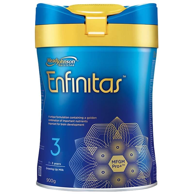 Mead Johnson美赞臣 蓝臻幼儿配方奶粉3段1-3岁 900g/罐