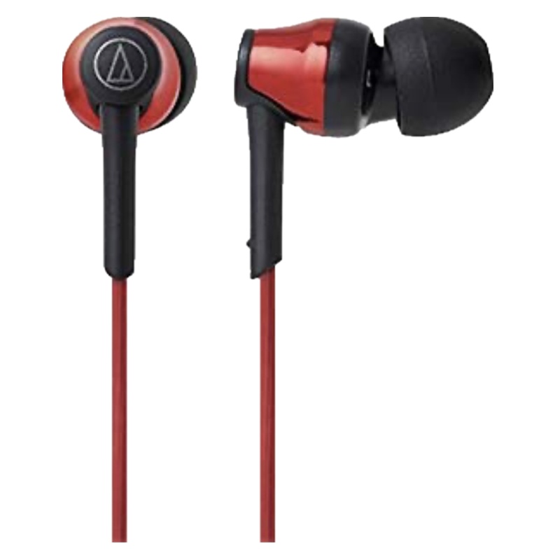 铁三角(audio-technica)ATH-CKR35BT运动无线蓝牙入耳式耳机手机耳麦颈挂线控 红色