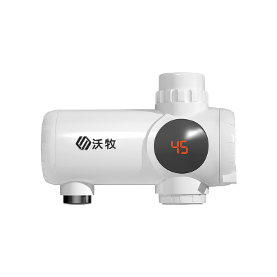 沃牧 WM-004 电热水龙头接驳式象牙白