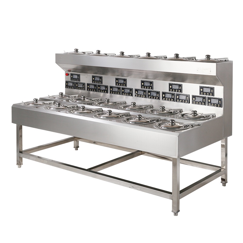 飞天鼠 煲仔饭机18头 商用煲仔饭机器 智能定时煲仔炉 锡纸专用砂锅 双层三排十八头