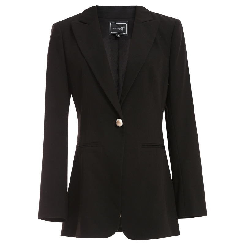 欧昵雪通勤OL职业气质小西服上衣修身长袖西装外套女