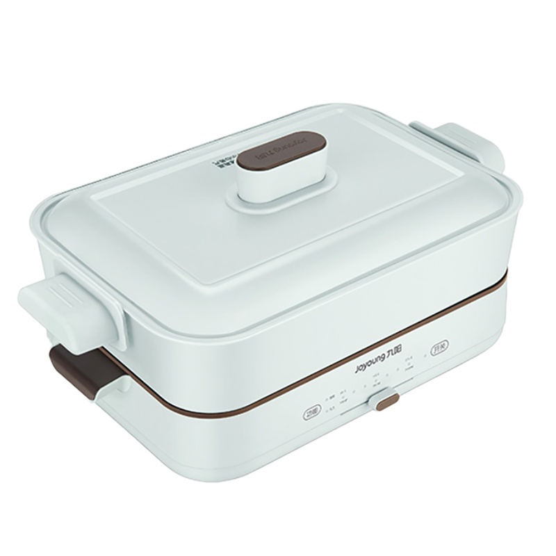 九阳多功能料理锅家用电火锅电烧烤肉锅早餐网红锅蒸煮一体电煮锅C16LL-C571