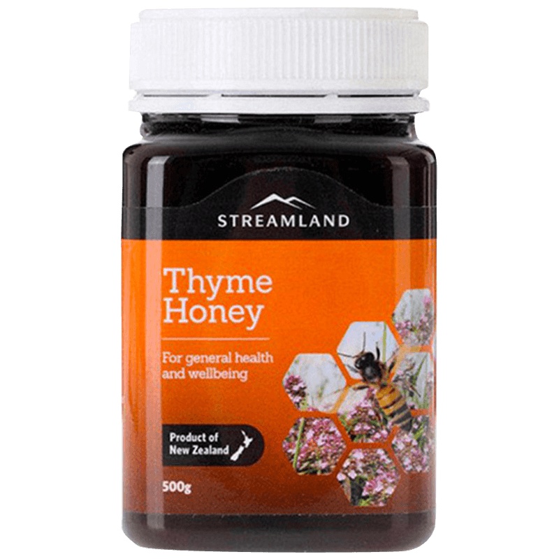 【产自新西兰】新溪岛（Streamland）百里香蜂蜜 500g/瓶 进口蜂蜜 冲调饮品 新西兰进口