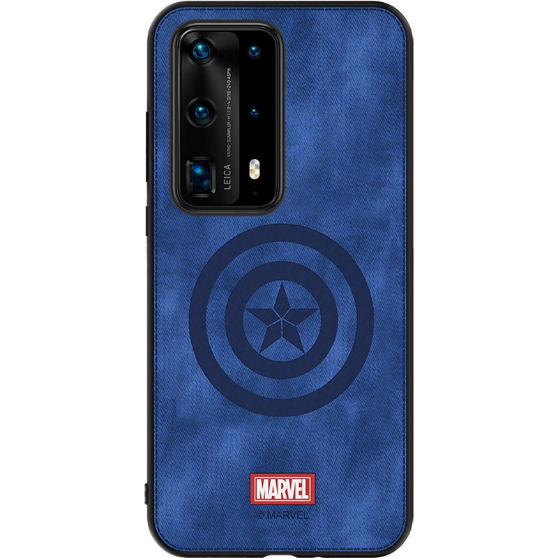 漫威华为P40pro手机壳5G限量版保护套创意P40pro+潮美队蜘蛛钢铁侠雷神硅胶防摔华为P40保护壳全包