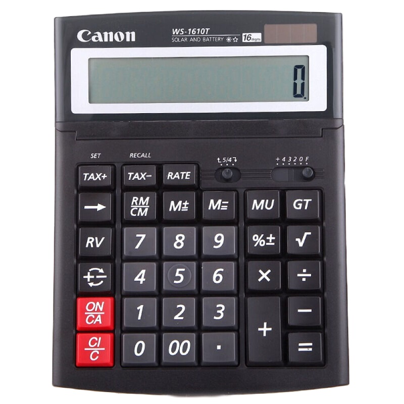 企购优品 WS-1610T 16位数商务办公计算器 黑色