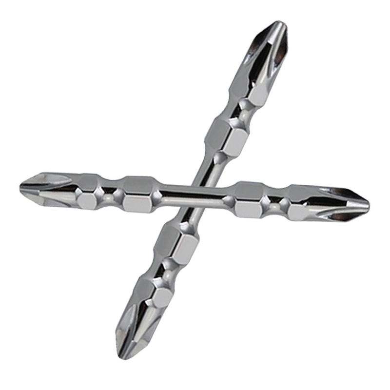 尼奥动力(neopower)双头十字批头电动螺丝刀批头气动螺丝刀批头S2风批 PH2x65mm 10只装Y0042