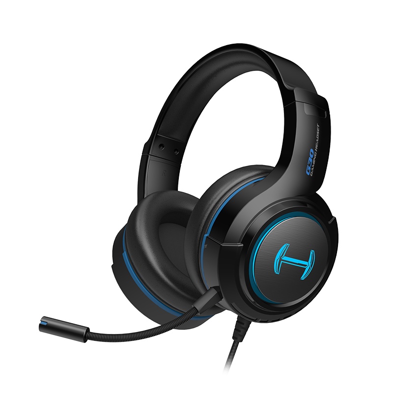 Edifier/漫步者 HECATE G30 USB7.1声道 电竞游戏吃鸡耳机 头戴式电脑网课办公耳机 黑蓝色