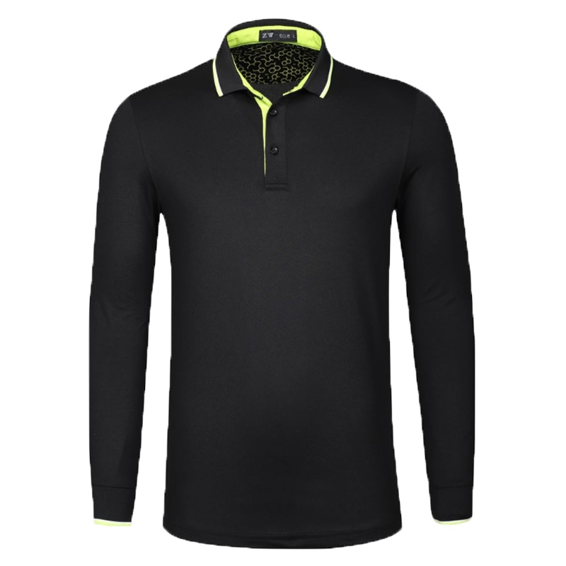 XK高尔夫珠地长袖POLO衫GEFC02(男女通用款)HQ