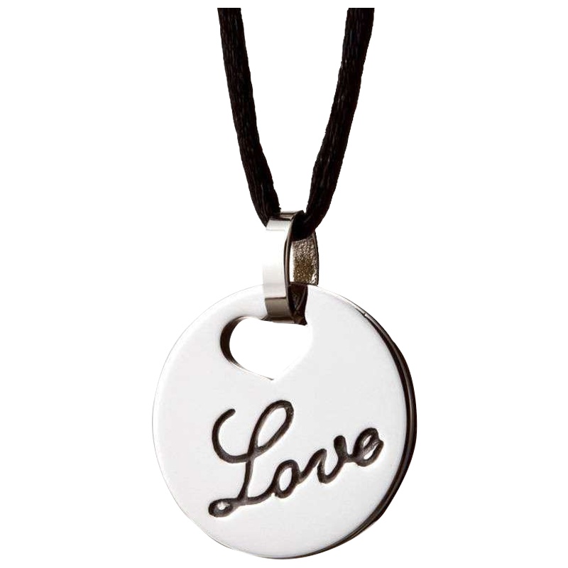 梦克拉 Mkela 钨金吊坠 LOVE 圆形 其他 甜美可爱