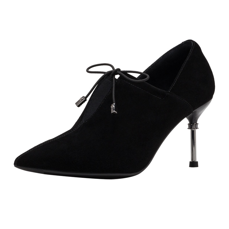 星期六(ST&SAT)秋季新款深口细跟高跟尖头单鞋女鞋SS93112070