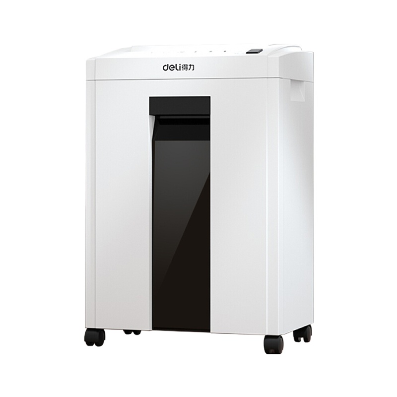 得力(deli)米粒级高保密办公商用碎纸机 5级保密文件颗粒粉碎机9954